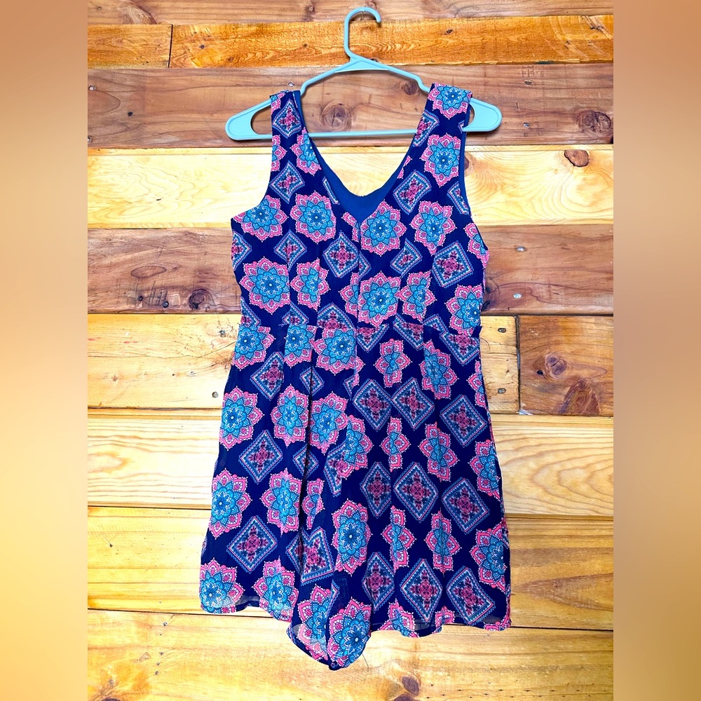 Purple and Pink Mine Romper size M